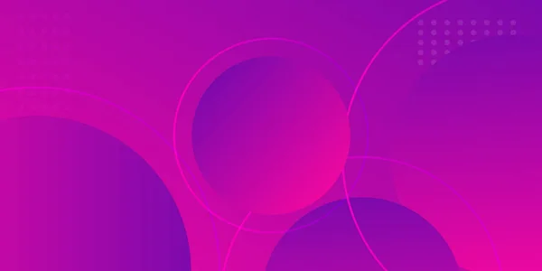 最小的彩色紫色技术背景与动态形状 现代抽象向量业务背景 — 图库矢量图片
