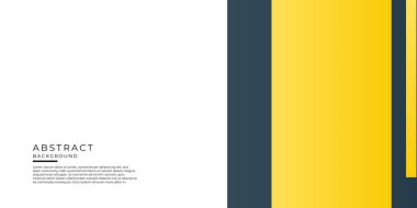 İş sunumu şablonu tasarımı ve broşür, teknoloji afişi, yıllık rapor ve soyut geometrik grafik elementlere sahip şirket profili için sayfa düzeni tasarımı