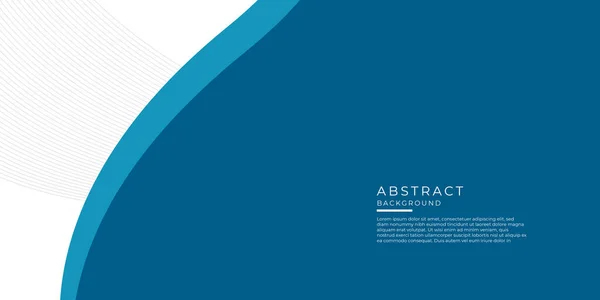 Abstracte Blauwe Curve Golf Achtergrond Abstract Achtergrond Met Dynamisch Effect — Stockvector