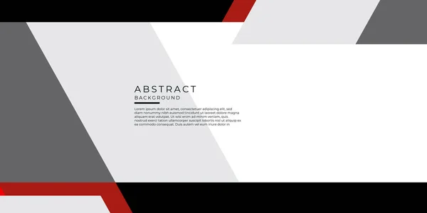 Fondo Negro Negocios Rojo Para Diseño Presentaciones Formas Geométricas Abstractas — Vector de stock