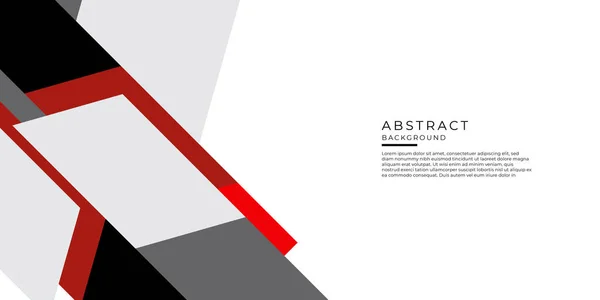 Fundo Negócios Preto Vermelho Para Design Apresentação Formas Geométricas Abstratas —  Vetores de Stock