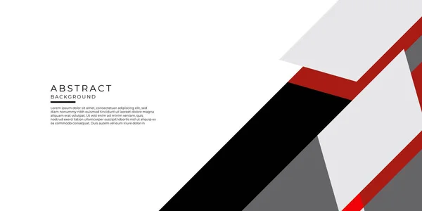 Fundo Negócios Preto Vermelho Para Design Apresentação Formas Geométricas Abstratas —  Vetores de Stock