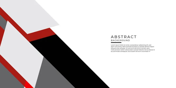 Fundo Negócios Preto Vermelho Para Design Apresentação Formas Geométricas Abstratas —  Vetores de Stock