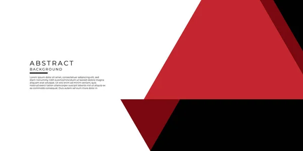 Červené Černé Obchodní Pozadí Pro Prezentační Design Vysoký Kontrast Červených — Stockový vektor