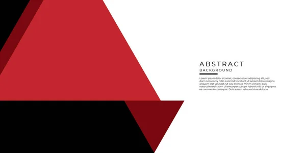 Fundo Negócios Preto Vermelho Para Design Apresentação Formas Geométricas Abstratas —  Vetores de Stock