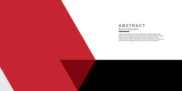 Fundo Negócios Preto Vermelho Para Design Apresentação Formas Geométricas Abstratas —  Vetores de Stock