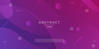 Mor ve pembe eğimli geometrik şekil arkaplanı