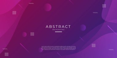 Mor ve pembe eğimli geometrik şekil arkaplanı