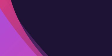 Soyut geometrik mor ve koyu renk arkaplan. Sunum tasarımı, afişi, teknoloji posteri için vektör illüstrasyonu