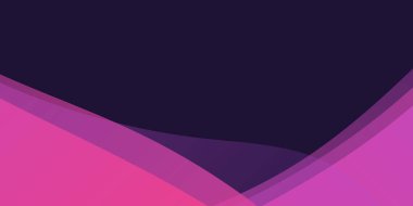 Soyut geometrik mor ve koyu renk arkaplan. Sunum tasarımı, afişi, teknoloji posteri için vektör illüstrasyonu