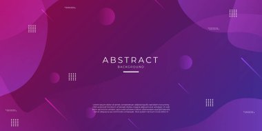 Mor ve pembe eğimli geometrik şekil arkaplanı