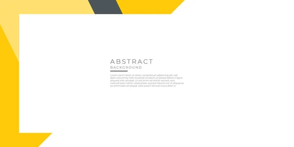 パンフレット 年次報告書や会社概要 黄色とグレーのグラフィック要素のデザインのためのテンプレートプレゼンテーションデザインとページレイアウトデザイン — ストックベクタ