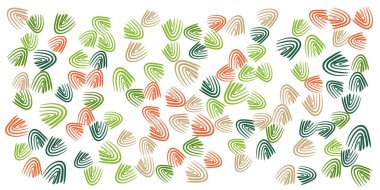 Yeşil altın rengi gri çiçek desenli arka plan. Tebrik kartları için elle çizilmiş vektör tasarımı. Soyut kare Kış Tatili sanat şablonları. Sosyal medya paylaşımı, mobil uygulamalar, pankart tasarımı için uygun