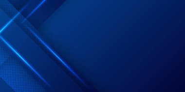 Mavi arka plan tasarımı. Modern gradyan şekiller kompozisyonu. Gelecekçi tasarım posterleri