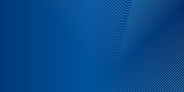 Soyut geometrik ve mavi, dalgalı çizgi arkaplanlı. Çizim vektör tasarımı