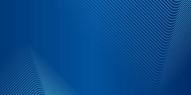 Soyut geometrik ve mavi, dalgalı çizgi arkaplanlı. Çizim vektör tasarımı