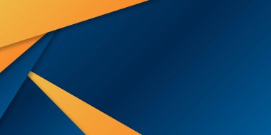 Modern kurumsal tarzda Geometrik arkaplan ve mavi gradyan rengine sahip soyut geometrik şekiller