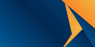 Modern kurumsal tarzda Geometrik arkaplan ve mavi gradyan rengine sahip soyut geometrik şekiller