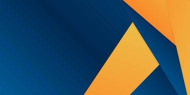 Modern kurumsal tarzda Geometrik arkaplan ve mavi gradyan rengine sahip soyut geometrik şekiller