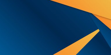 Modern kurumsal tarzda Geometrik arkaplan ve mavi gradyan rengine sahip soyut geometrik şekiller