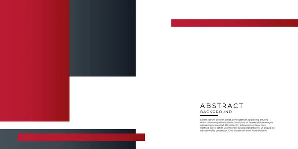 Красно Черный Дизайн Бизнес Презентации Искушает Абстрактное Геометрическое Оформление Белом — стоковый вектор