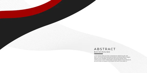 Concept Corporatif Rouge Noir Gris Fond Contrasté Conception Graphique Vectorielle — Image vectorielle