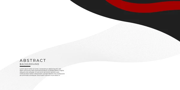 Корпоративна Концепція Червоний Чорно Сірий Контрастний Фон Векторний Графічний Дизайн — стоковий вектор