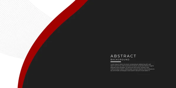 Corporate Concept Rood Zwart Grijs Contrast Achtergrond Vector Grafisch Ontwerp — Stockvector