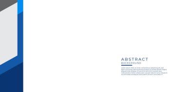 Beyaz Mavi Gradyan Gümüş Kutu Üçgeni Soyut Arkaplan Vektör Sunum Tasarımı. Sunum, afiş, kapak, web, kart, poster ve duvar kağıdı için vektör illüstrasyon tasarımı