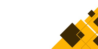 Kare elemanlı soyut geometrik arkaplan. Geometrik şekilli bilgi grafikleri. Etiket tasarımı. İş sunumu için vektör illüstrasyonu