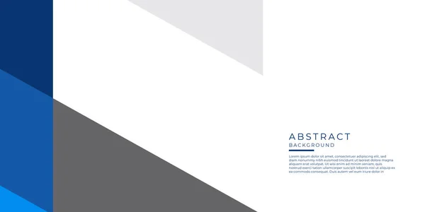 White Blue Gradient Silver Box Driehoek Abstract Achtergrond Vector Presentatie — Stockvector