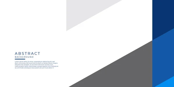 White Blue Gradient Silver Box Triangle Abstrakter Hintergrund Vector Presentation — Stockvektor