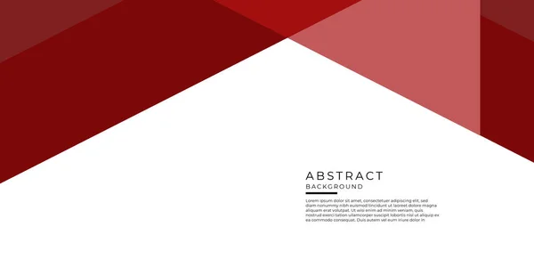 Abstracte Geometrische Rode Achtergrond Info Grafische Compositie Met Geometrische Vormen — Stockvector