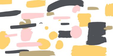 Memphis Basit Renkli Soyut Çember Çizgisi Dikdörtgen Kutusu Oku Dağdan Çapraz Nehir Turtası Mısır Temel Şekil Arkaplan Gömleği