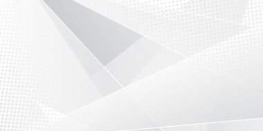 Gri beyaz soyut arkaplan geometri parlaklığı ve sunum tasarımı için katman element vektörü. İş dünyası, şirket, kurum, parti, şenlik, seminer ve görüşmeler için uygun