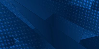 Modern mavi iş soyut sunum arkaplanı