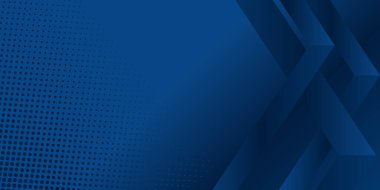 Modern mavi iş soyut sunum arkaplanı