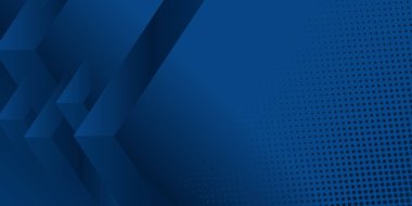 Modern mavi iş soyut sunum arkaplanı