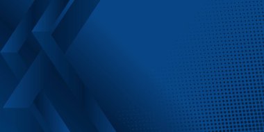 Modern mavi iş soyut sunum arkaplanı