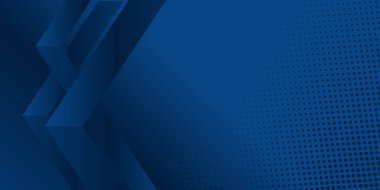 Modern mavi iş soyut sunum arkaplanı