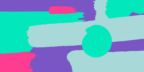 Memphis Simple Calm Color Abstract Circle Line Rectangle Box Arrow — стоковий вектор