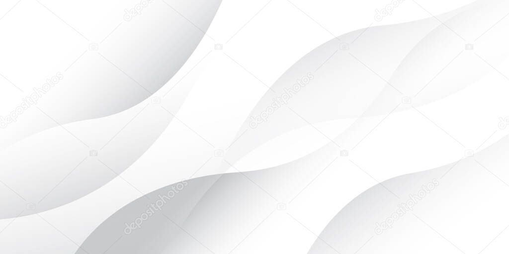 Simple wave curve abstract presentation background with copy space