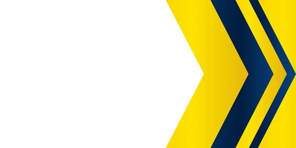 Темно Синий Желтый Блестящий Треугольник Фоне Векторного Дизайна Презентации Современной — стоковый вектор