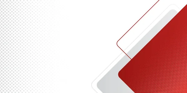 Soyut kırmızı ve beyaz arkaplan. Vektör İllüstrasyonu Modern Kırmızı Soyut Tasarım Geometrik Meydan Biçimi Arkaplanı. Sunum tasarımı için tasarım
