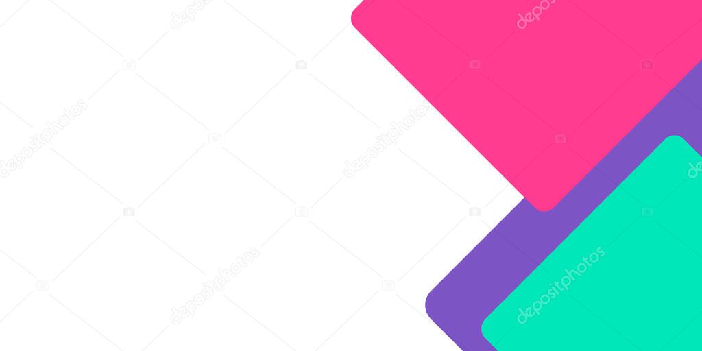 Memphis abstract background with green purple tosca pink color. Memphis style background. Vector illustration design for presentation, banner, cover, web, card, poster, wallpaper