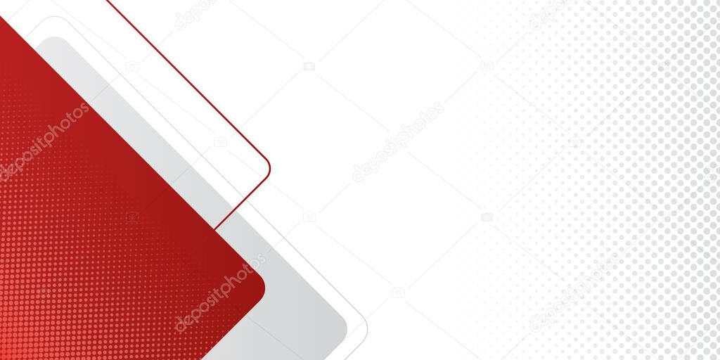 Abstract red and white background. Vector Illustration Modern Red Abstract Design Geometric Square Style Background. Design for presentation design