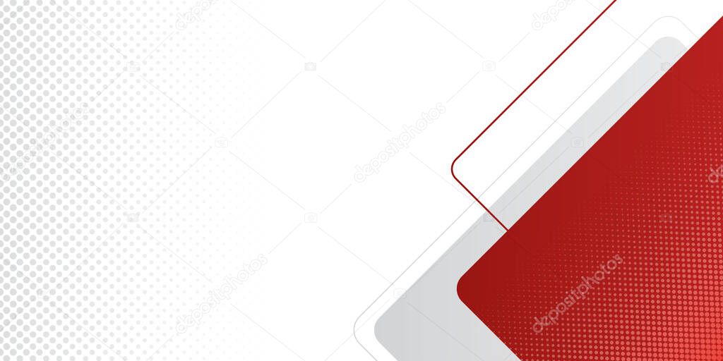 Abstract red and white background. Vector Illustration Modern Red Abstract Design Geometric Square Style Background. Design for presentation design