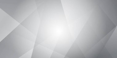 İş sunumu için modern iş beyaz gümüş geometrik evrensel arka plan. Soyut, zarif, kusursuz desen. Minimalist boş üçgen arka plan. Yarı ton monokrom kapağı