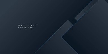 Soyut arkaplan koyu gri siyah modern kurumsal konsept ve kare element şekilli