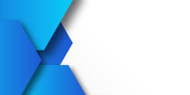 Modern soyut geometrik arkaplan. Diyagonal şekil dekorasyonlu dinamik desenli geometrik element tasarımı. Sunum için modern mavi ve siyah gradyan ışık vektörü çizimi